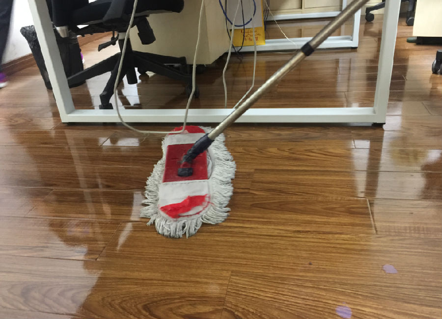 怀柔区木地板保洁案例