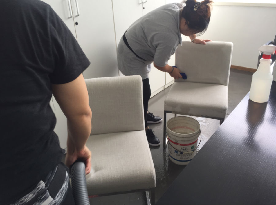 怀柔区沙发清洗案例